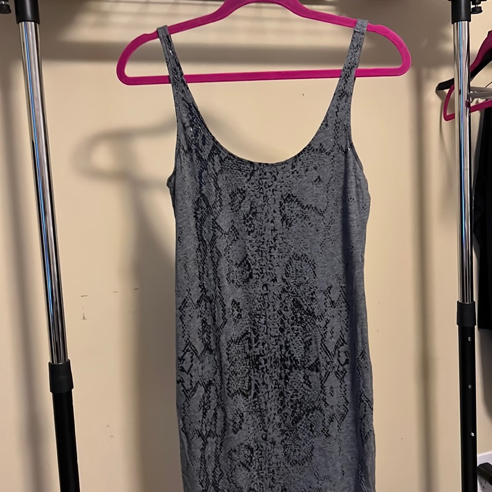 express jersey material tank top dress